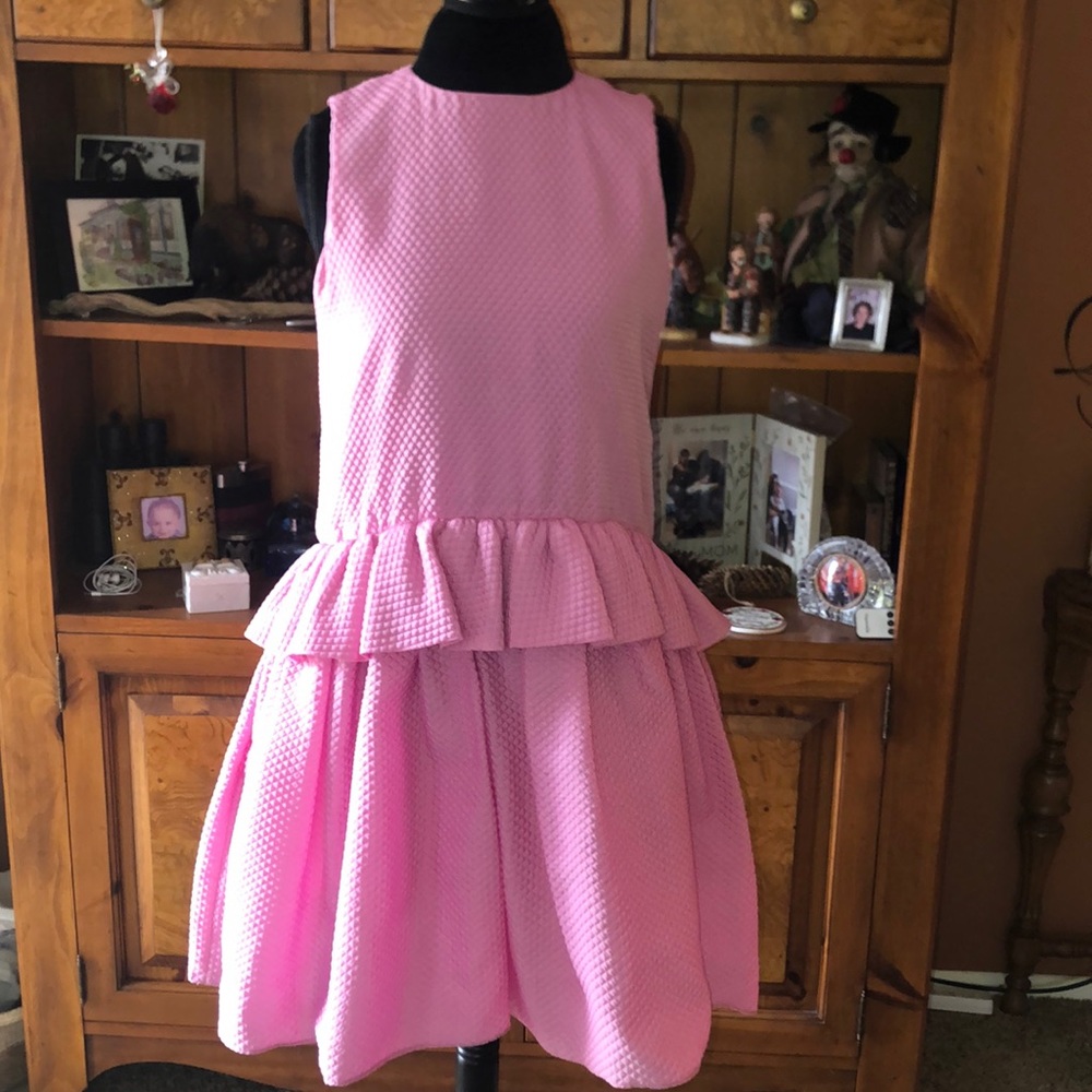 Victoria Beckham Pink Sleeveless Party Dress